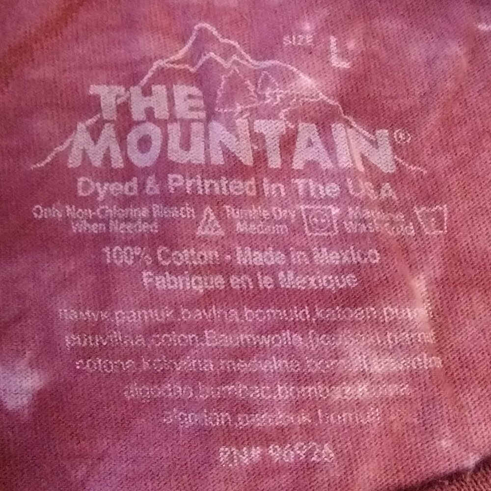 Minnesota Golden Gopher Tie Dye The Mountain T Shirt Size L - Picture 4 of 5